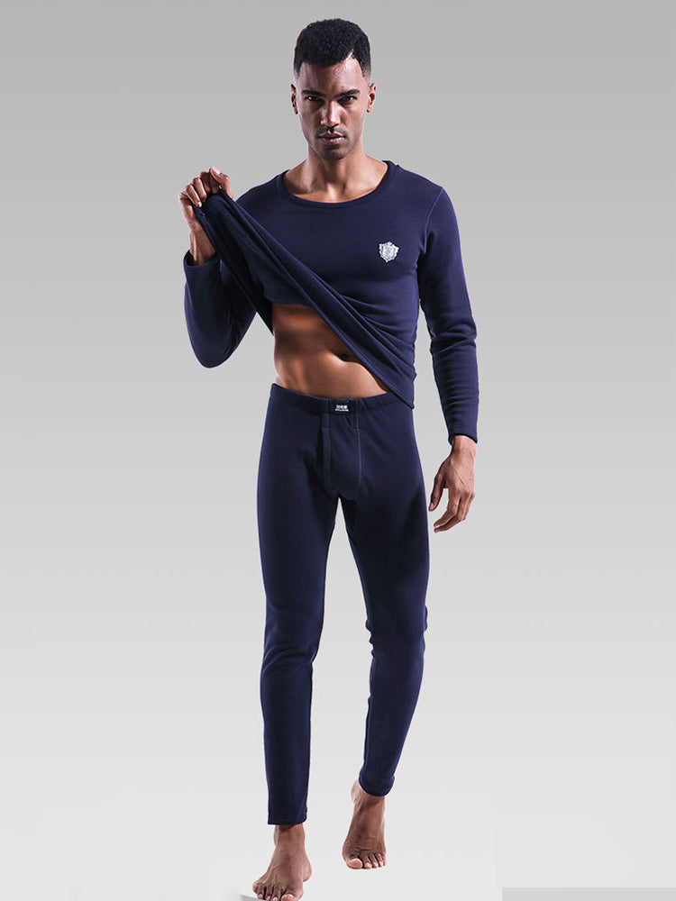 Men's Ultra Soft Thermal Underwear with Fleece Lined