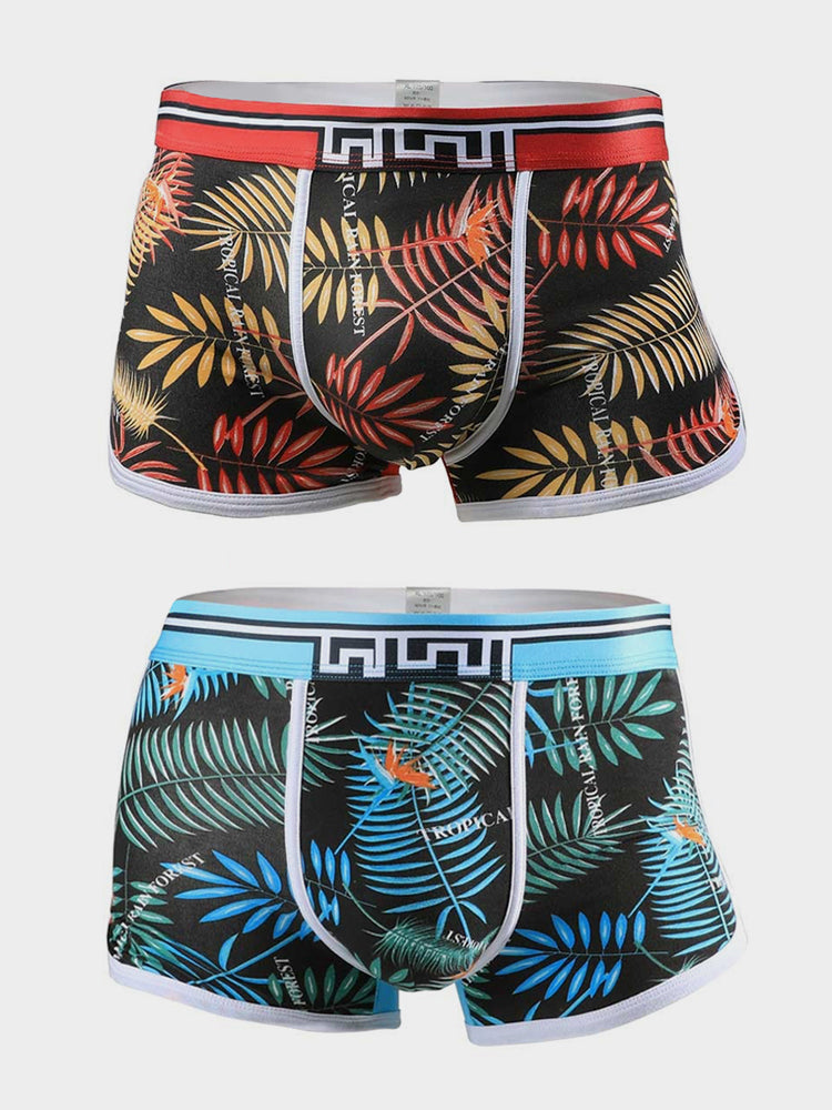 2 Pack Printed Vacation Men's Underwear