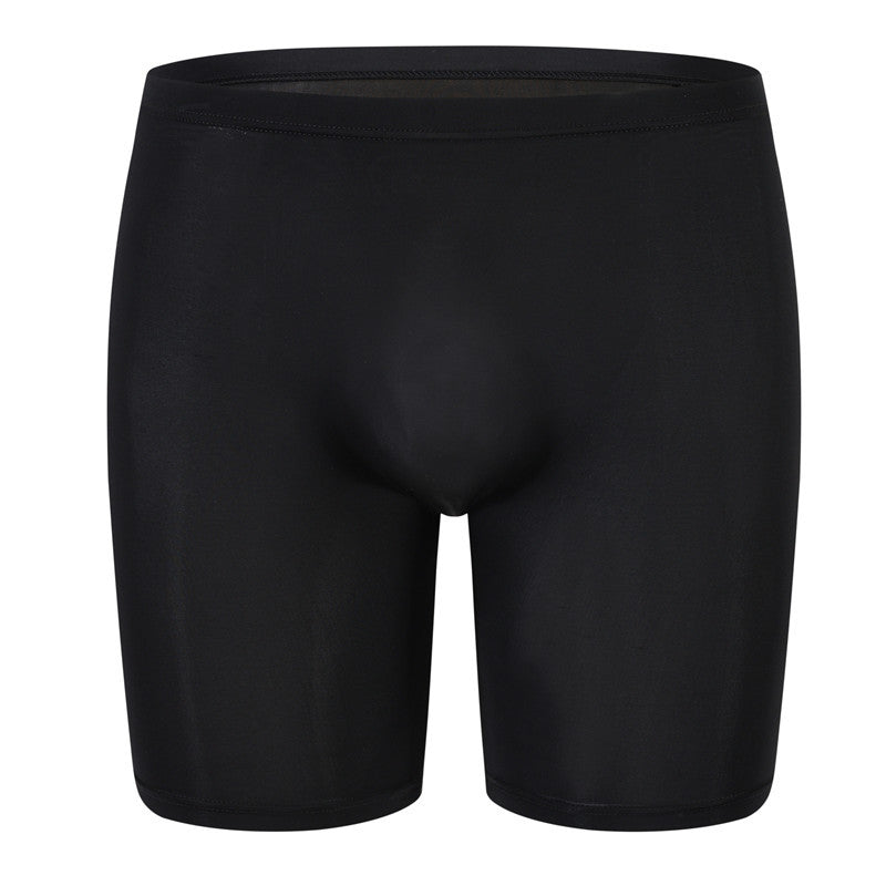 Men's Ice Silk Athletic Mid-waist Boxer Briefs