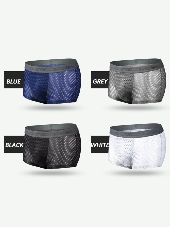 4 Pack Summer Cooling Mesh Men's Underwear