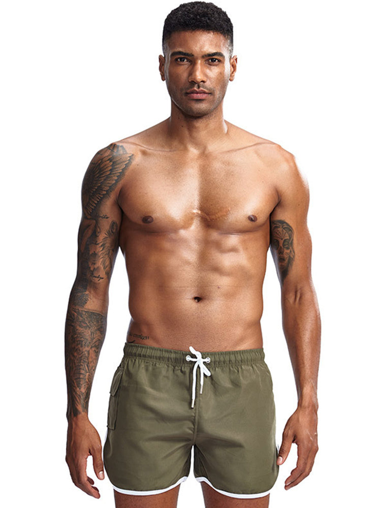 Men Beach Board Shorts Running Summer Casual Swimwear