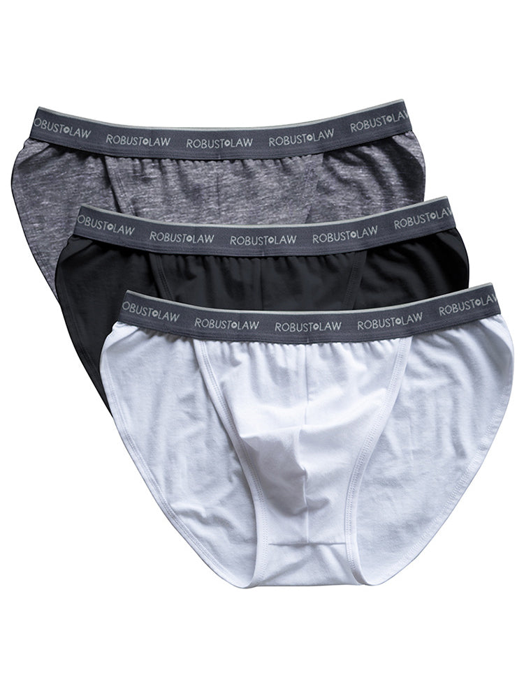 3 Pack Men's Cotton Bikini Underwear