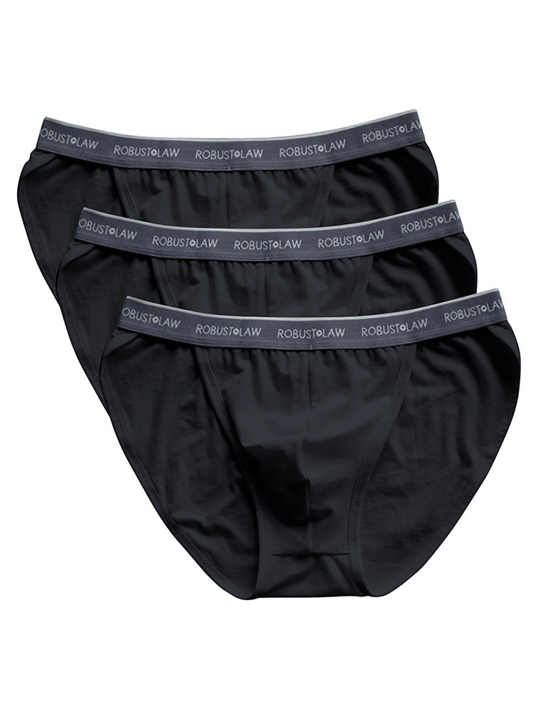 3 Pack Men's Cotton Bikini Underwear