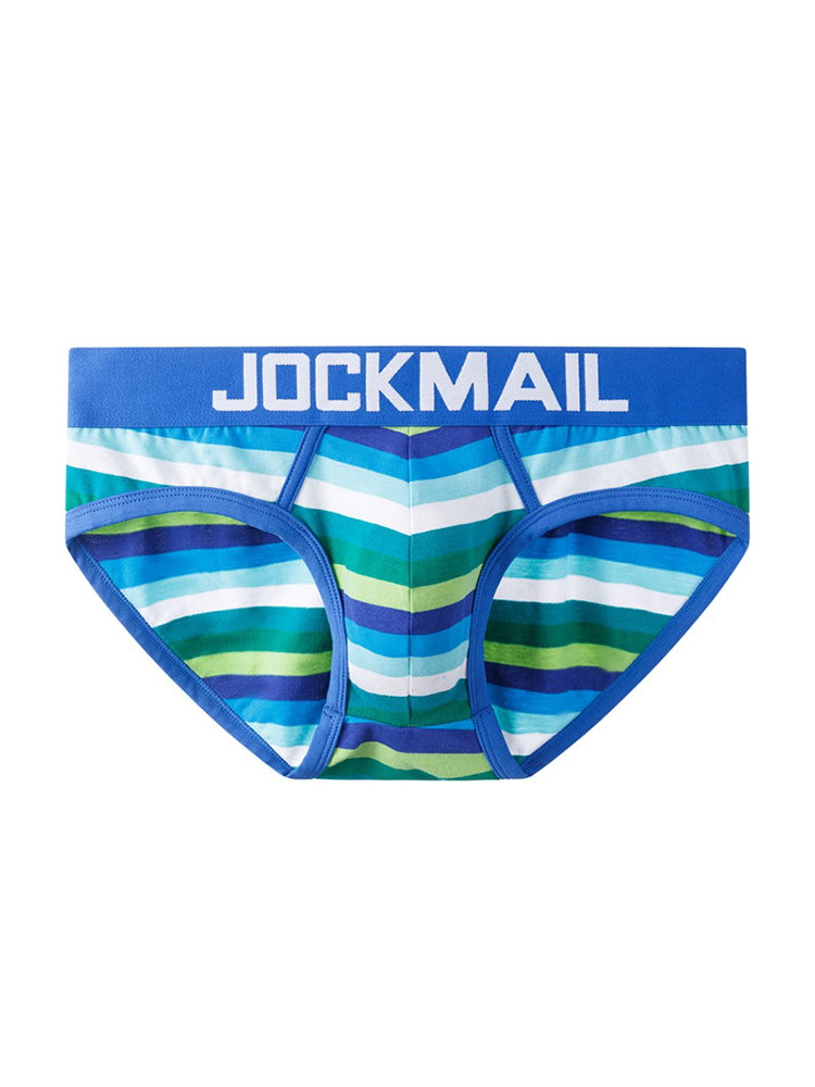 2 Pack Colorful Striped Men's Briefs