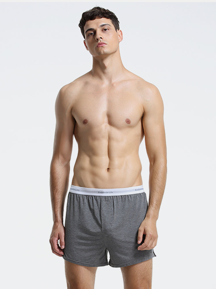 Men's Comfy Modal Home Boxer Shorts