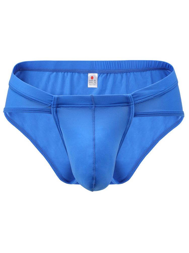 2 Pack Summer Bulge Enhance Ice Silk Underwear