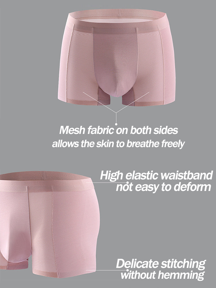 2 Pack Men’s Breathable Seamless Modal Trunks