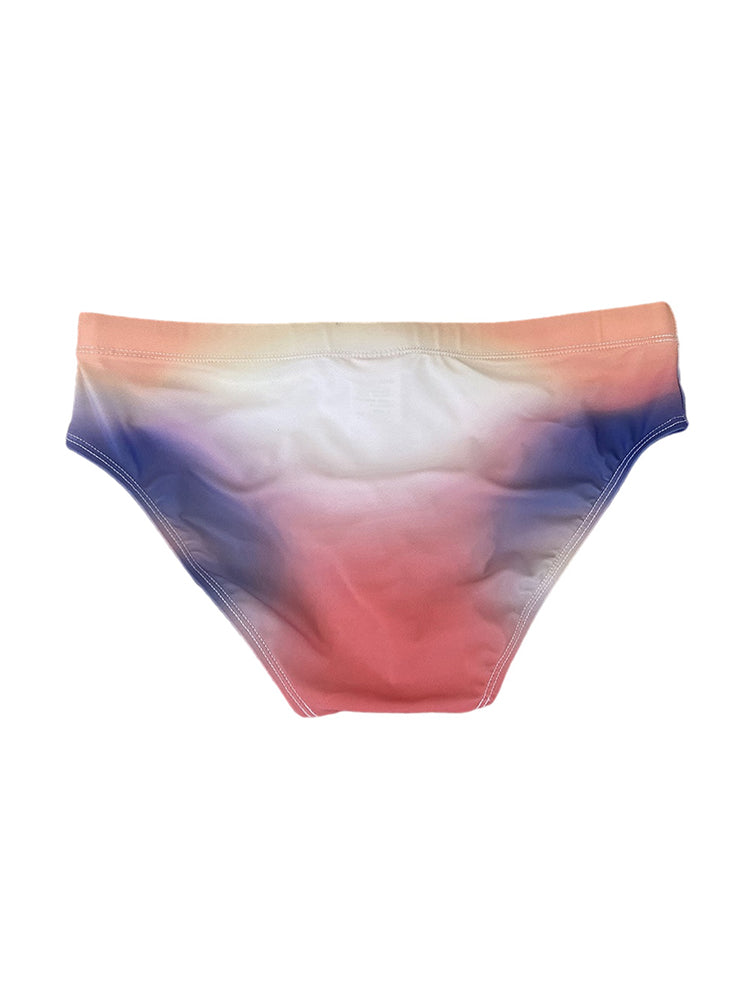 Men's Gradient Swim Briefs Sexy Bikini