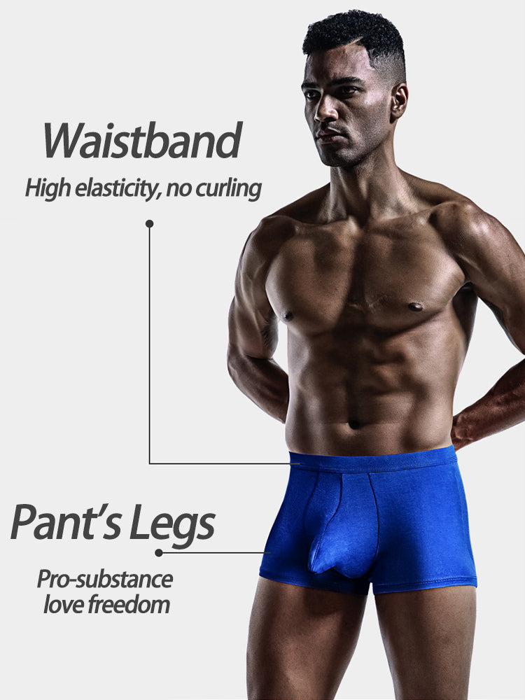 3 Pack Men’s Separate Sexy Free Stretch Trunks