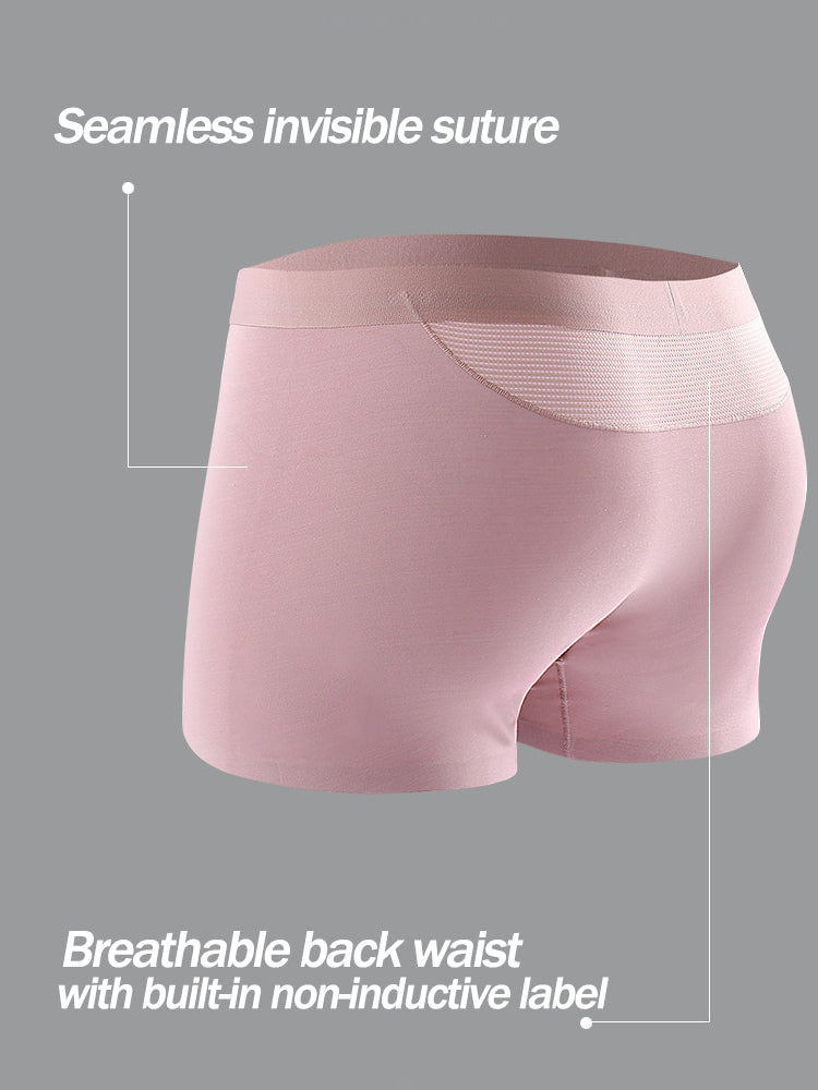 2 Pack Men’s Breathable Seamless Modal Trunks