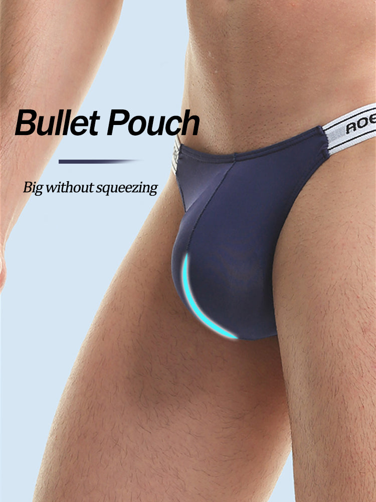 4 Pack Men’s Large Pouch Tight Stretchy Bikini