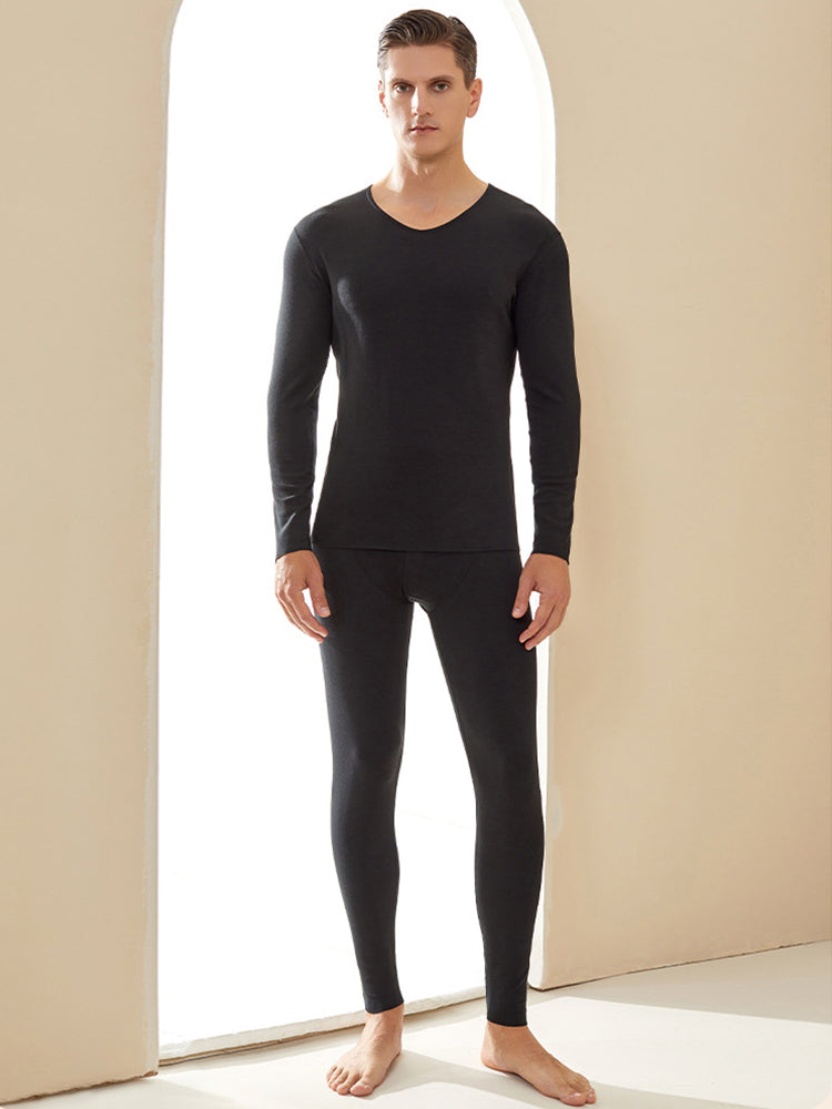 Fluffy Cotton Seamless Thermal Sets for Men