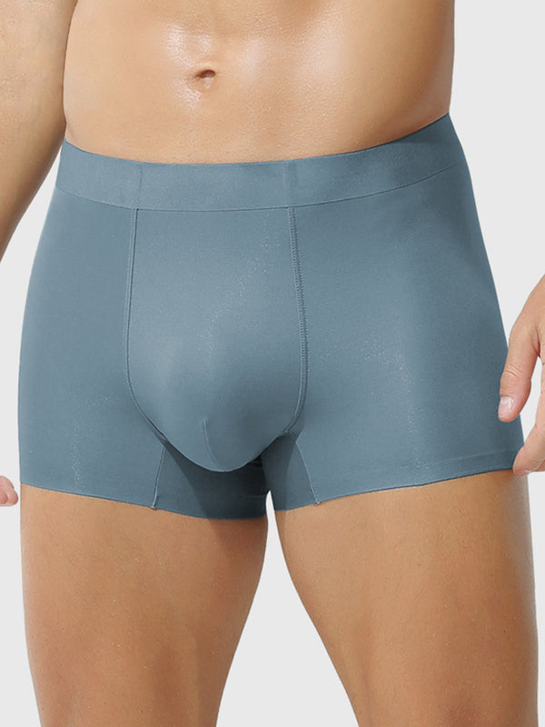 Double Faced Men's Compliance Seamless Boxers Briefs