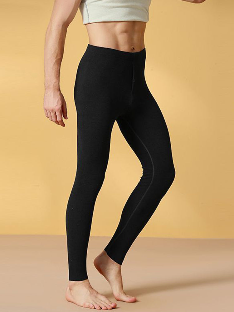 Men’s Silk Double-faced Seamless Thermal Bottoms