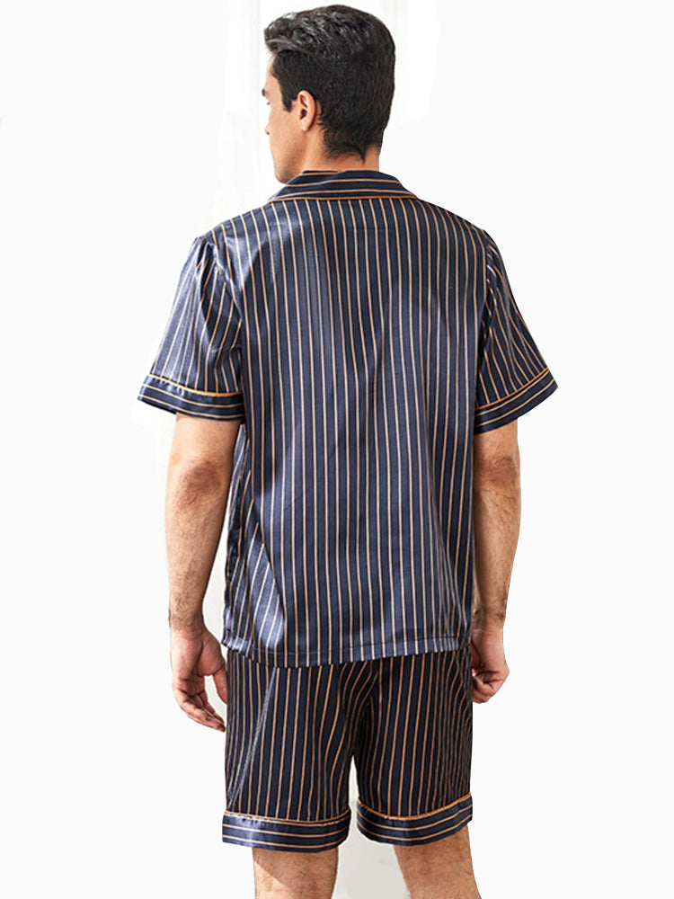 Men's Premium Satin Short Pajama Set