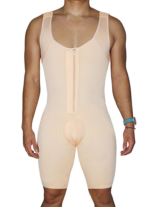 Men’s Abdomen Body Shaper Legs Control Bodysuit