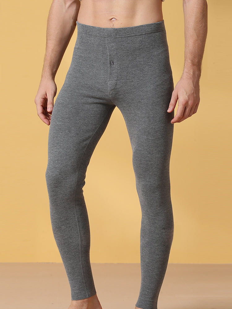 Men’s Silk Double-faced Seamless Thermal Bottoms