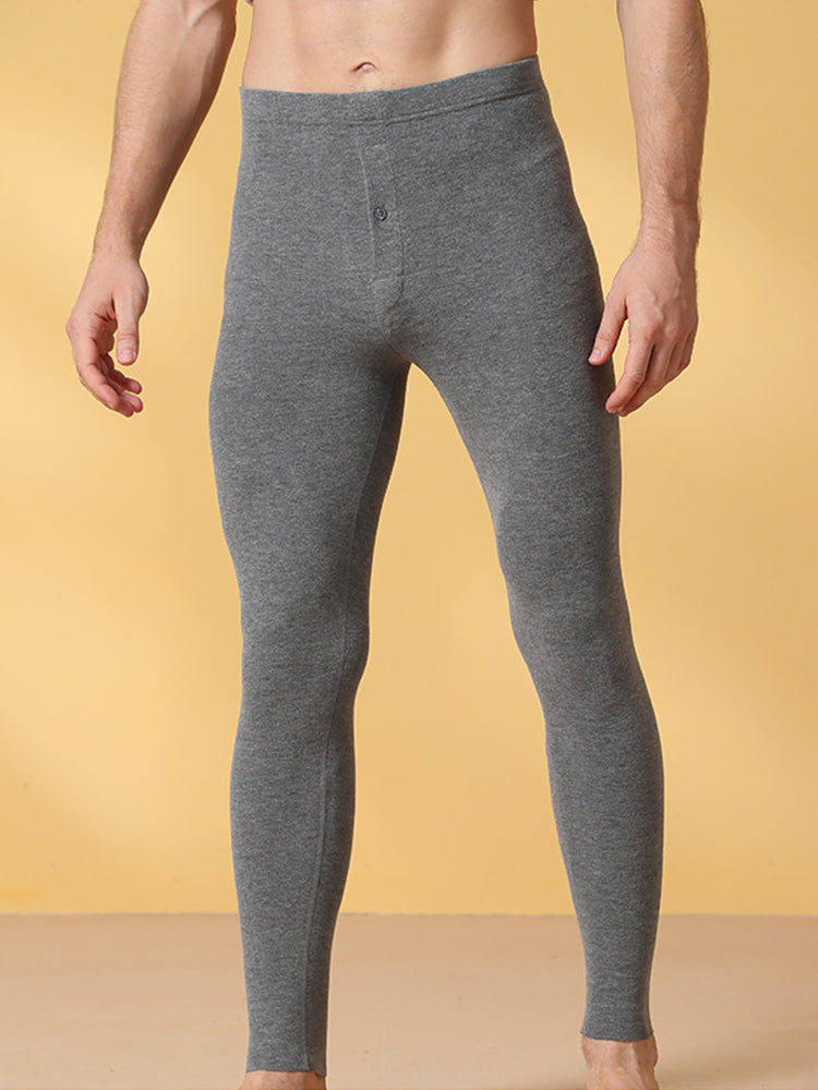 Men’s Silk Double-faced Seamless Thermal Bottoms