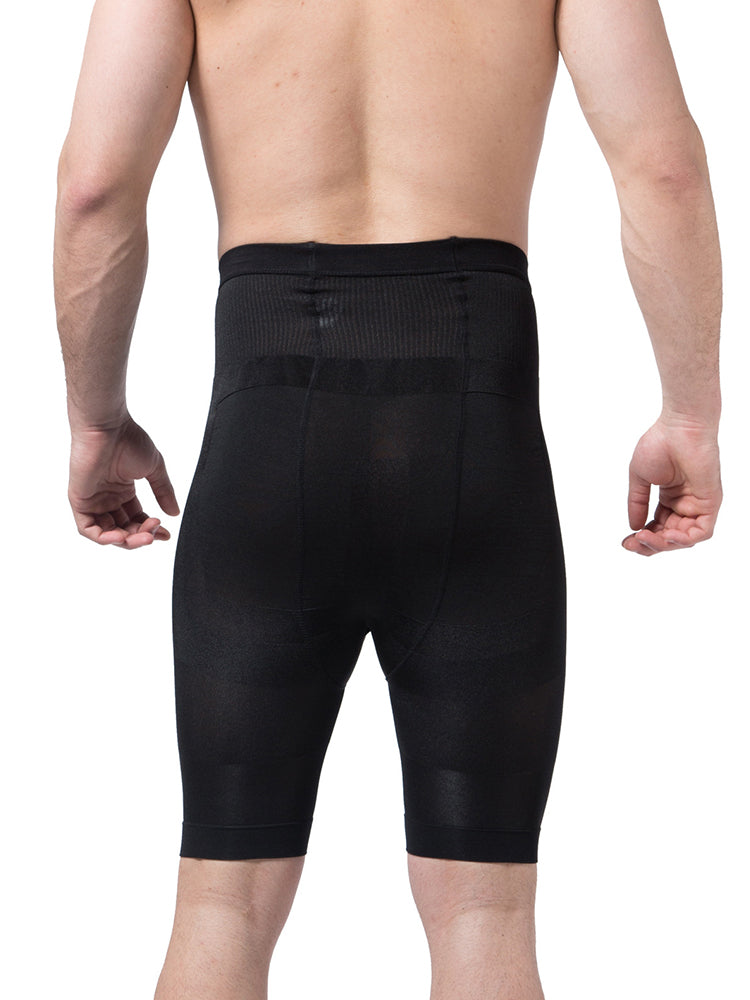 Men's High Waist Tummy Control Shaper Boxer Briefs