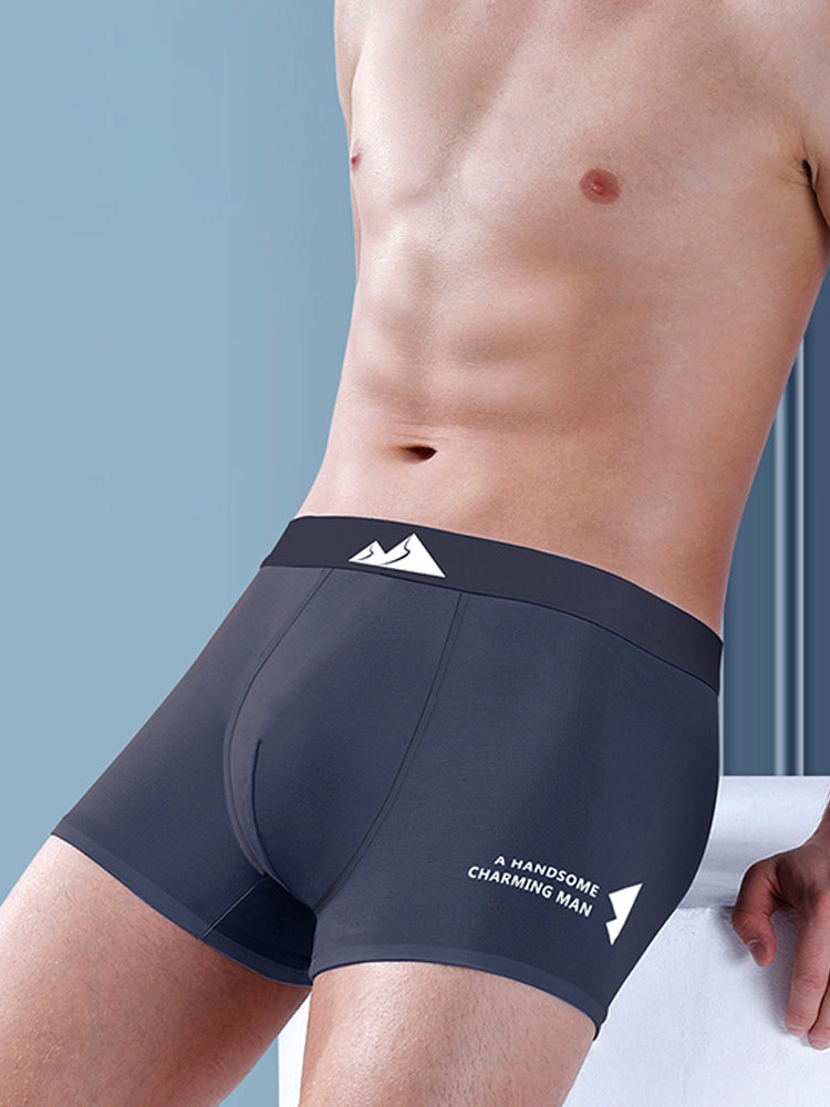3 Pack Men's Breathable Modal Trunks Underwear