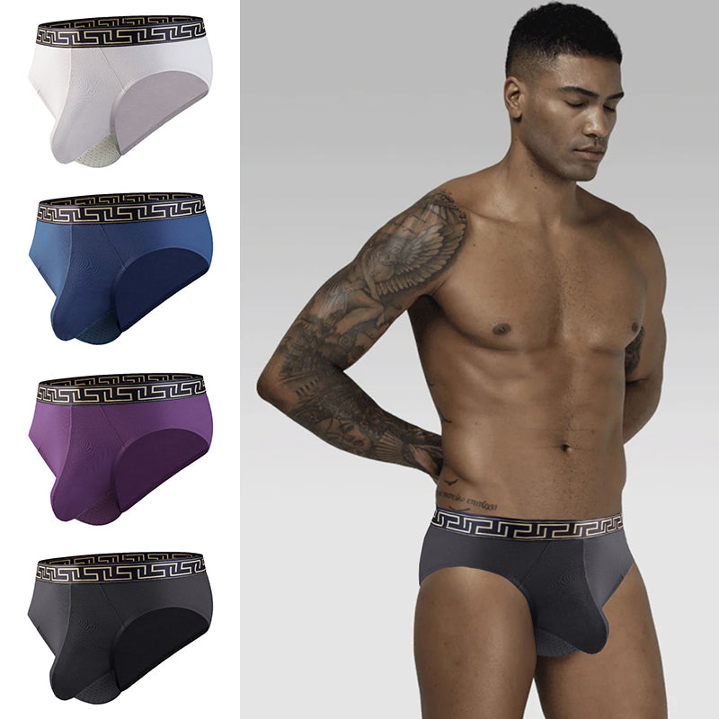 4 Pack Separate Dual Pouch Men's Briefs