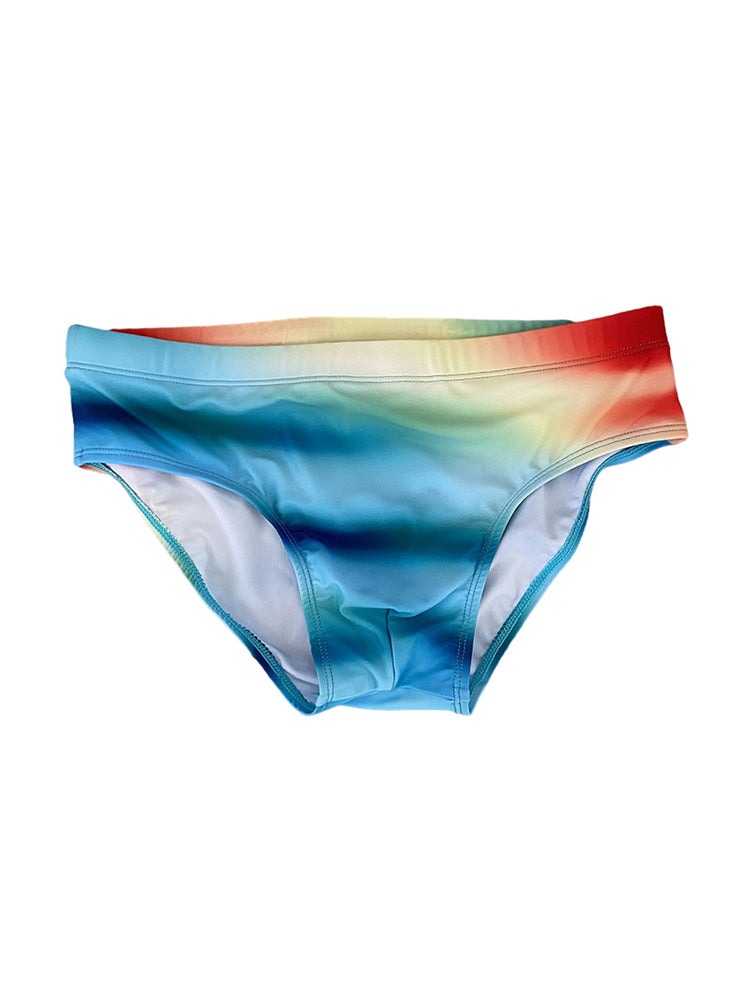 Men's Gradient Swim Briefs Sexy Bikini