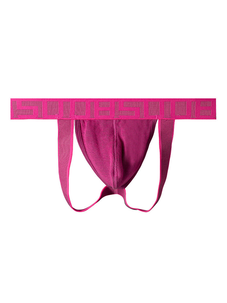 Men's Ribbed Jockstrap Underwear Athletic Supporters