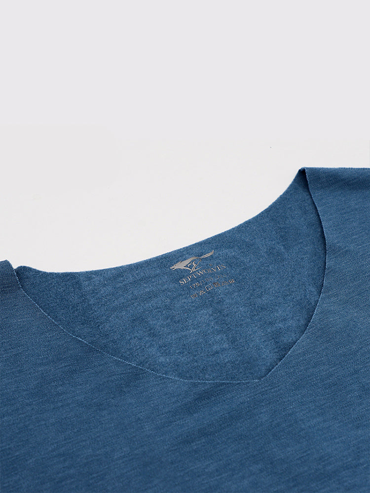 Men’s V-collar Breathable Thin Thermal Sets