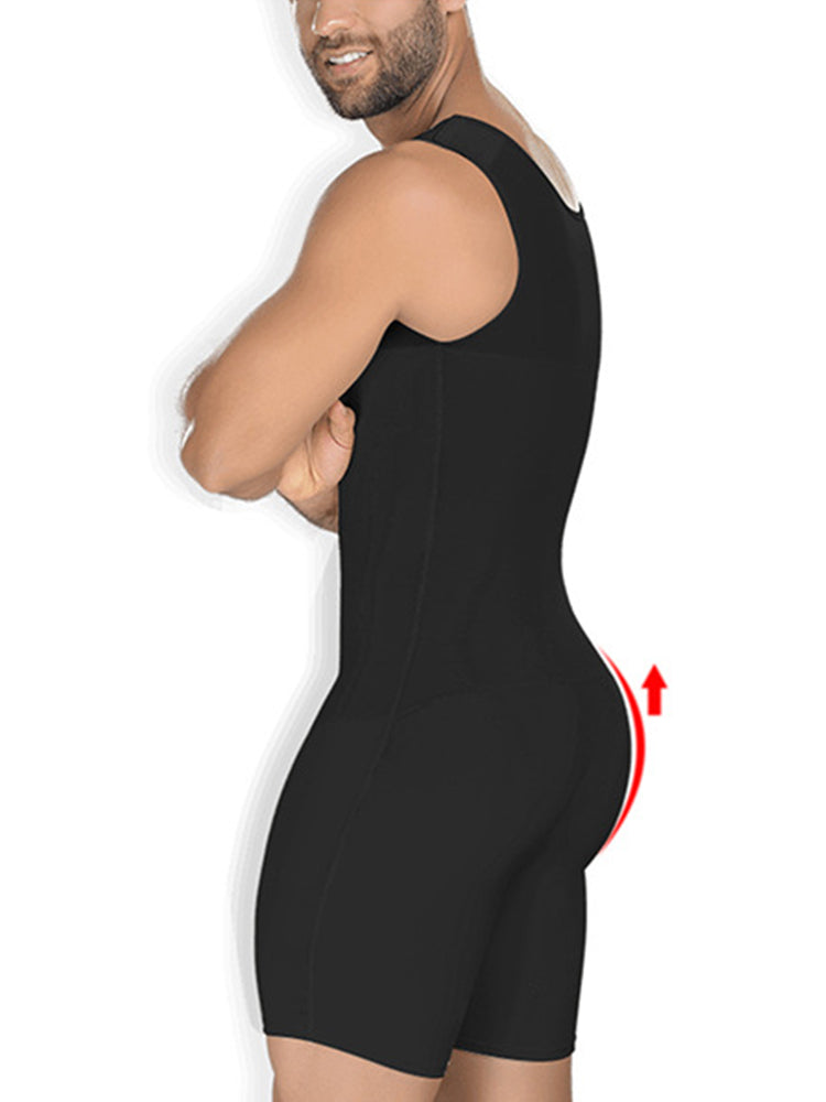 Men Shapewear Tummy Control Slimming Bodysuit