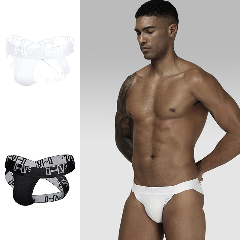 2 Pack Sexy Hollow Out Mens Jockstraps