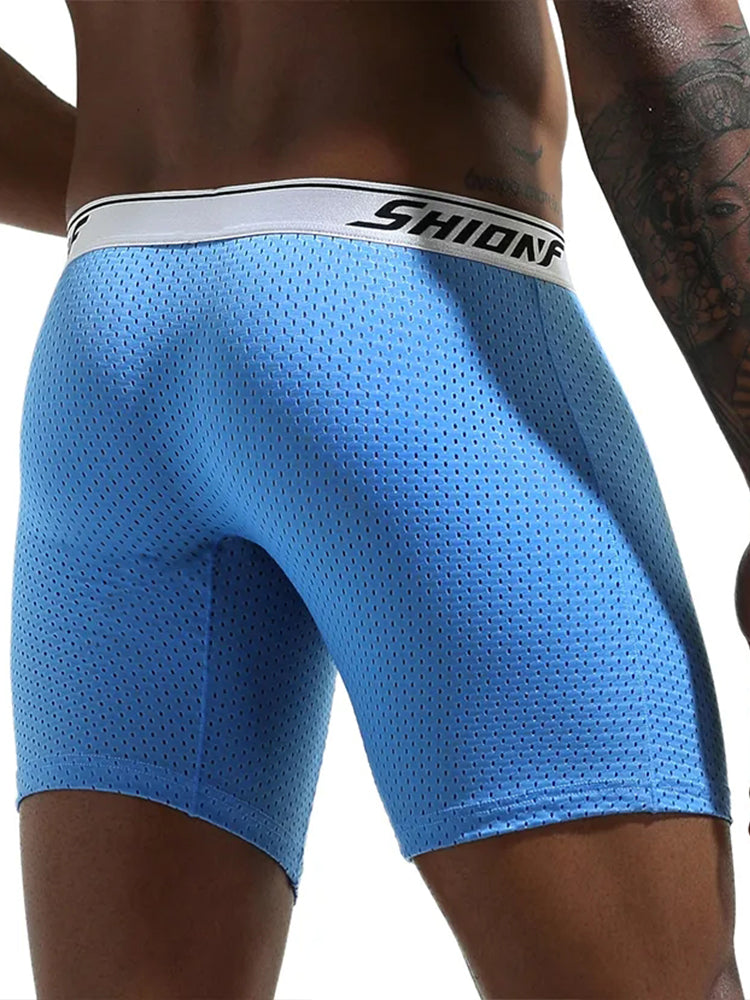 2 Pack Men’s Mesh Separate Pouch Boxers Briefs