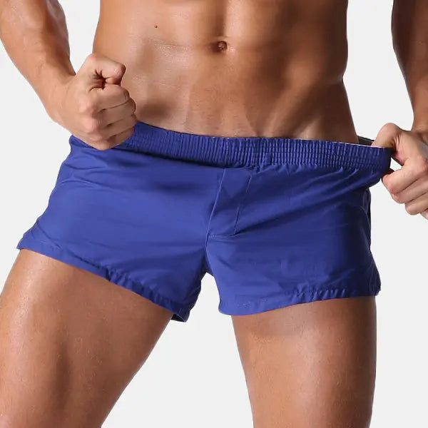 Casual Home Cotton Pouch Breathable Boxer Briefs for Men