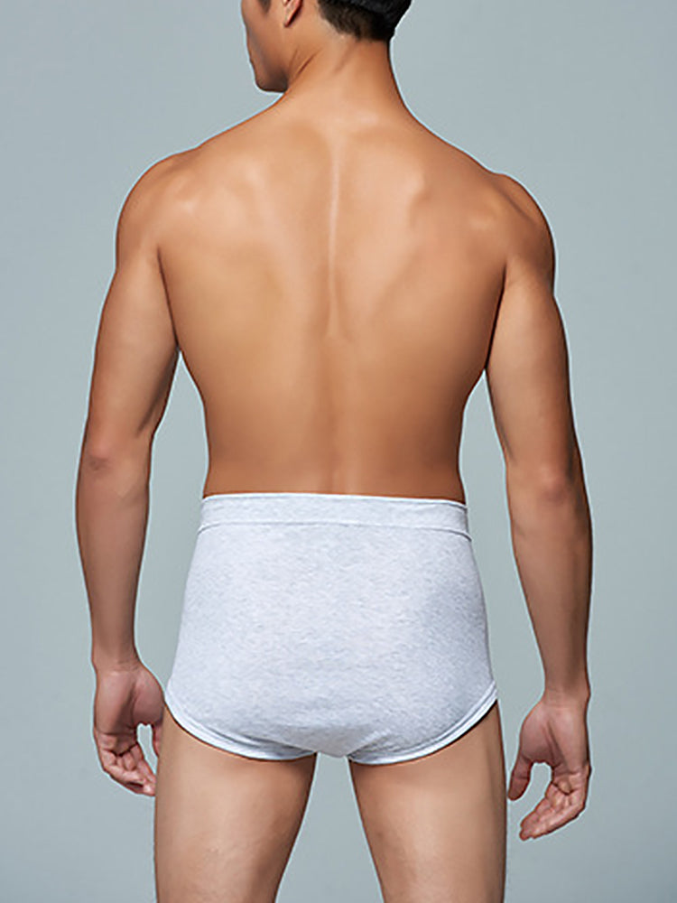 2 Pack Cool 100% Cotton Underwear With Fly