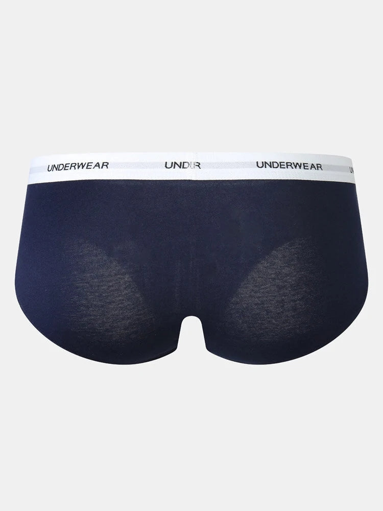 4 Pack Men's Contour Pouch Soft Cotton Briefs