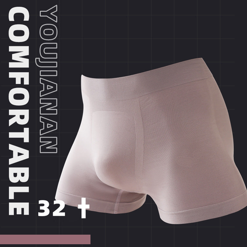 3Pcs Breathable Mid-waist Boxer Briefs