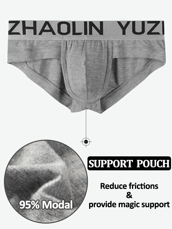 3 Pack Soft Touch Men's Briefs With Support Pouch