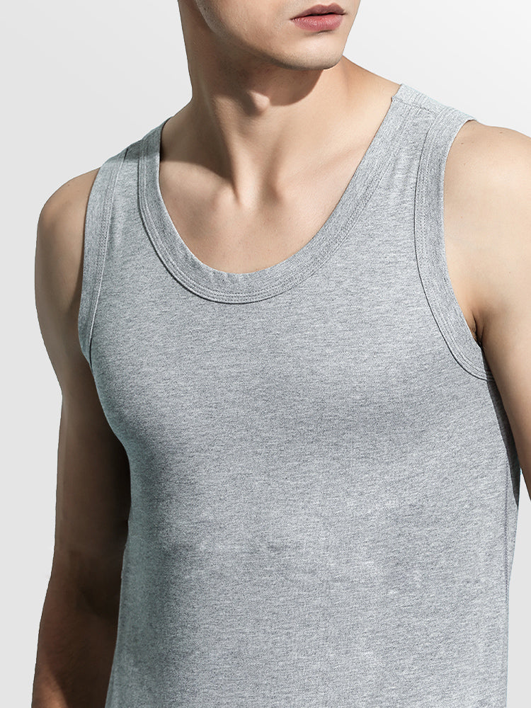 Men's Cotton Moisture Wicking Soft Tanks