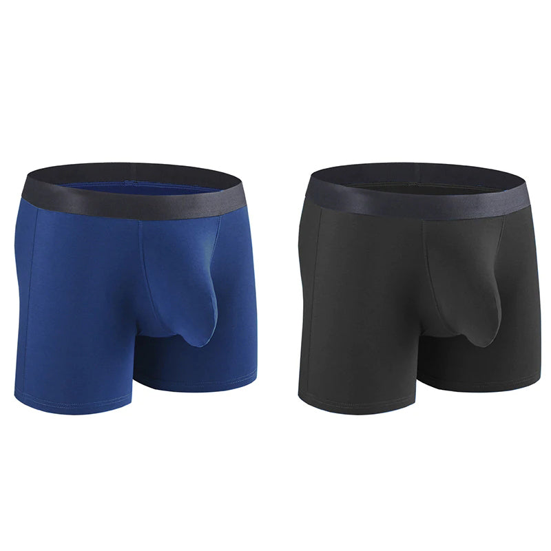 Men's Separate Big Pouch Long Boxer Briefs