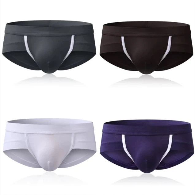 4 Pcs Modal Breathable Underwear U Convex Pouch Briefs | Omffiby