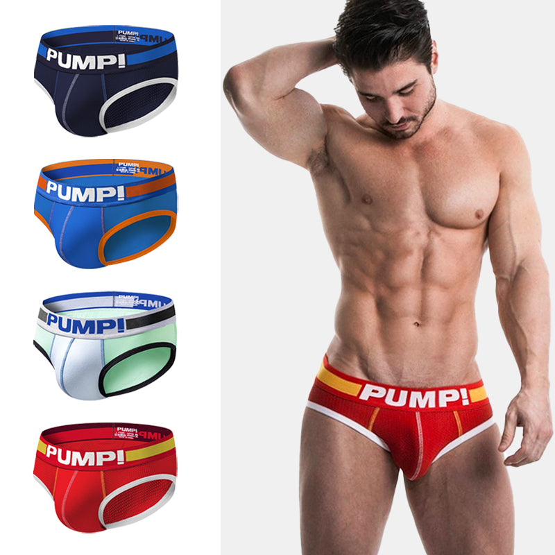 4 Pack Men's Cool Down U Convex Pouch Briefs