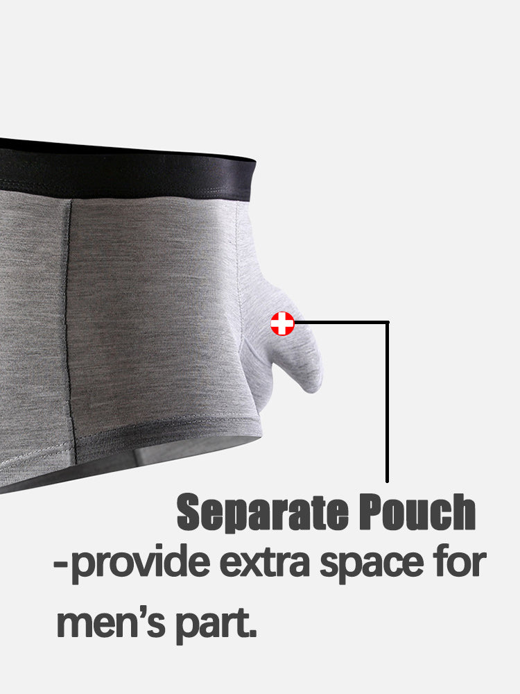 3 Pack Modal Dual Pouch Mens Underwear