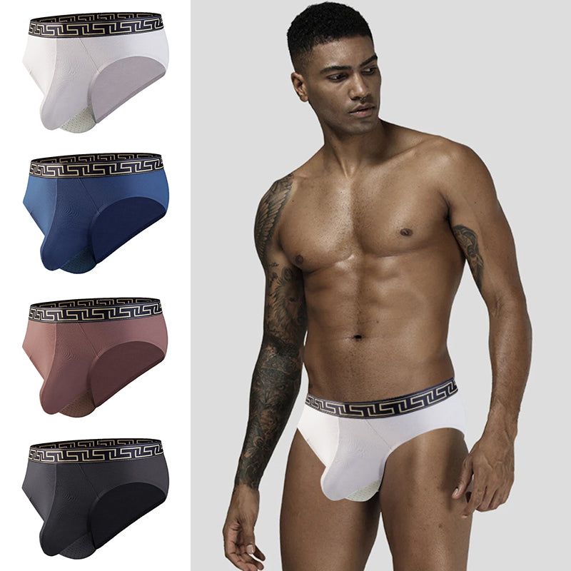 4 Pack Separate Dual Pouch Men's Briefs