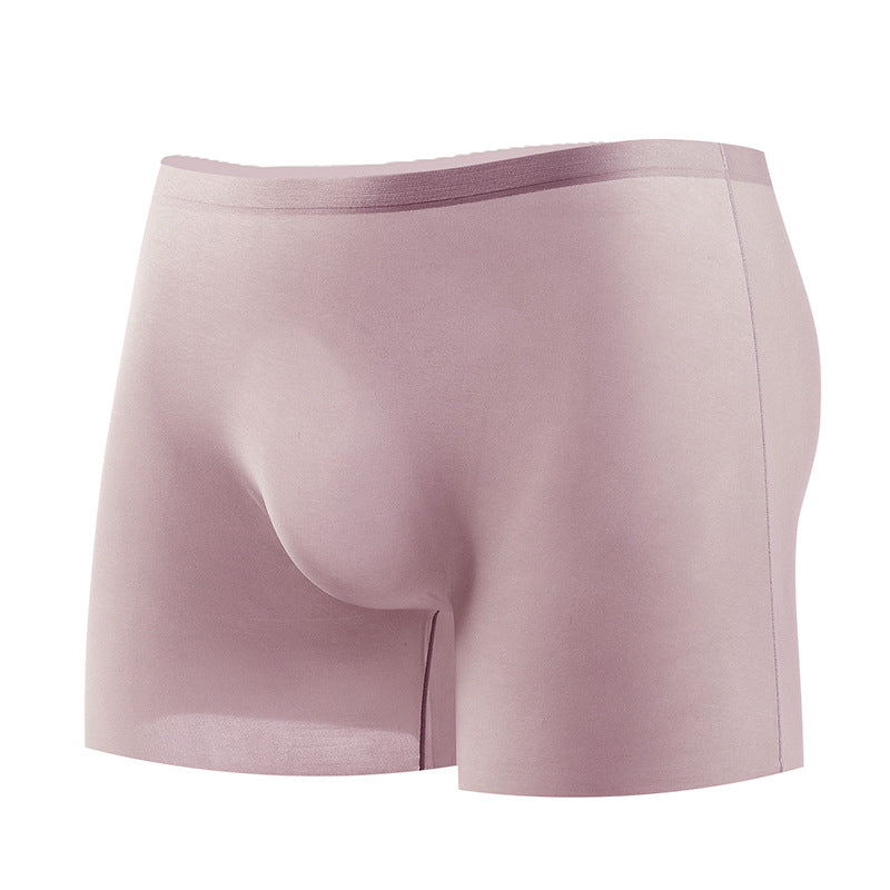 Transparent Ice Silk Seamless Men's Trunk