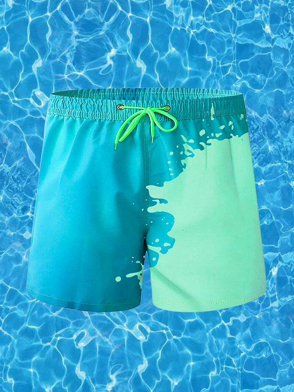 Men Color Changing Heat Reactive Board Shorts