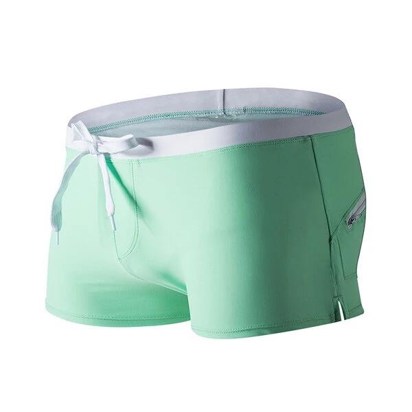 Men's Quick Drying Drawstring Swim Trunks