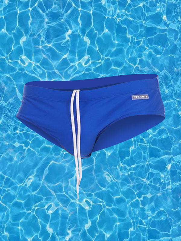 Mens Paded Racing Swimming Briefs