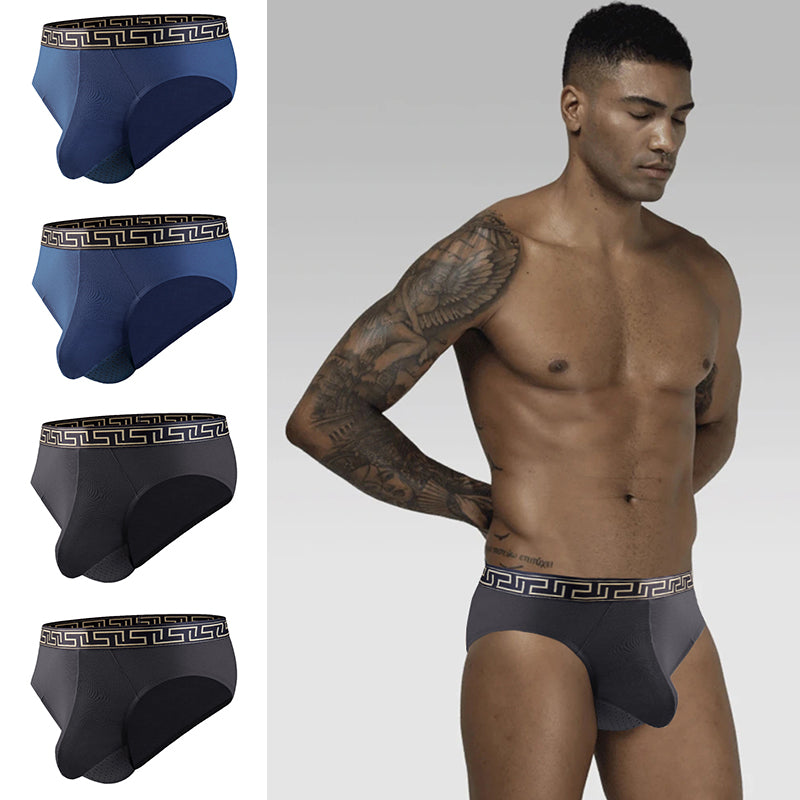 4 Pack Separate Dual Pouch Men's Briefs