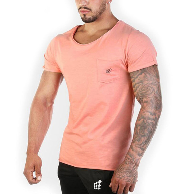 Mens Summer Breathable Fitness T-Shirts