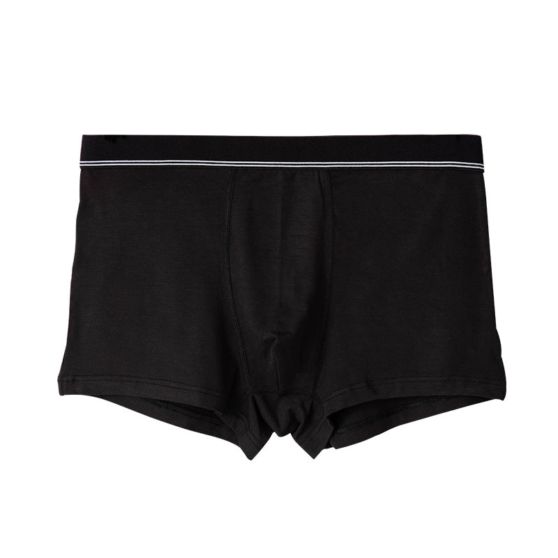 3Pcs Mid-waist Thin Summer Men's Boxer Briefs