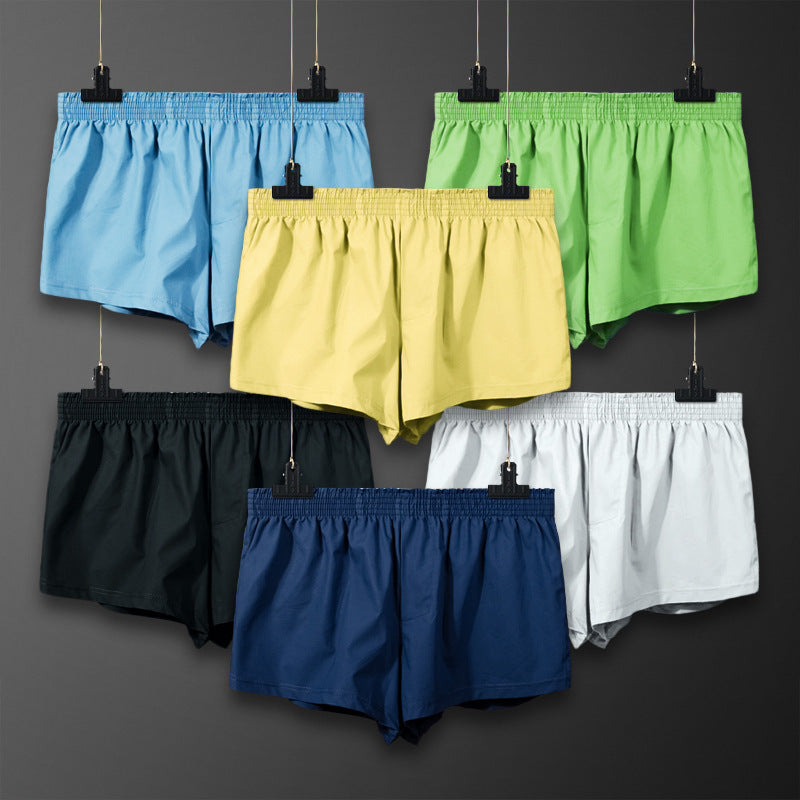 Men's Cotton Arrow Pants Solid Shorts